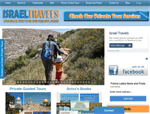 Tablet Screenshot of israeltravels.com